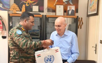 Indian UNIFIL Contingent Delegation Visits Amel to Strengthen Cooperation in South Lebanon